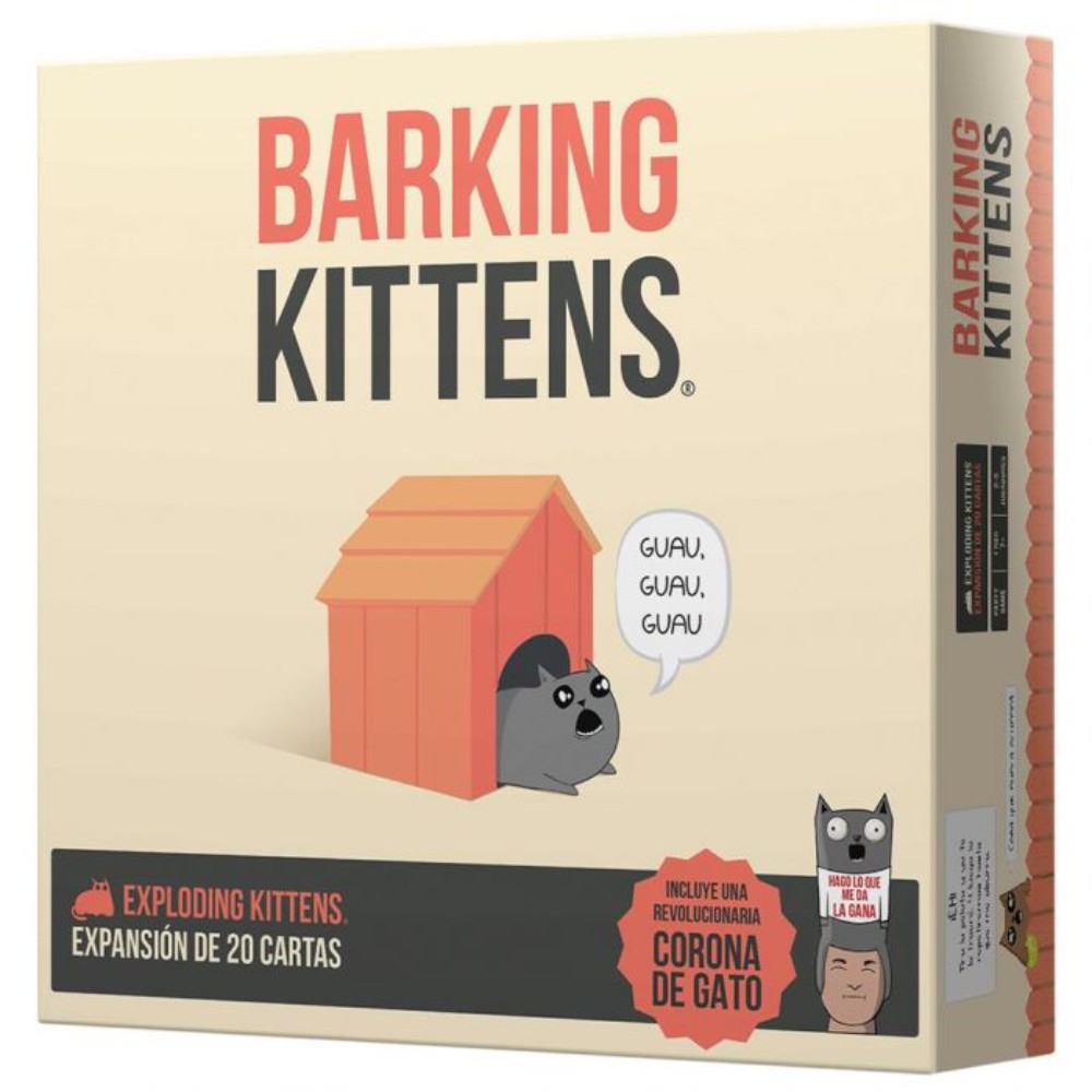 Exploding kittens expansió Barking kittens