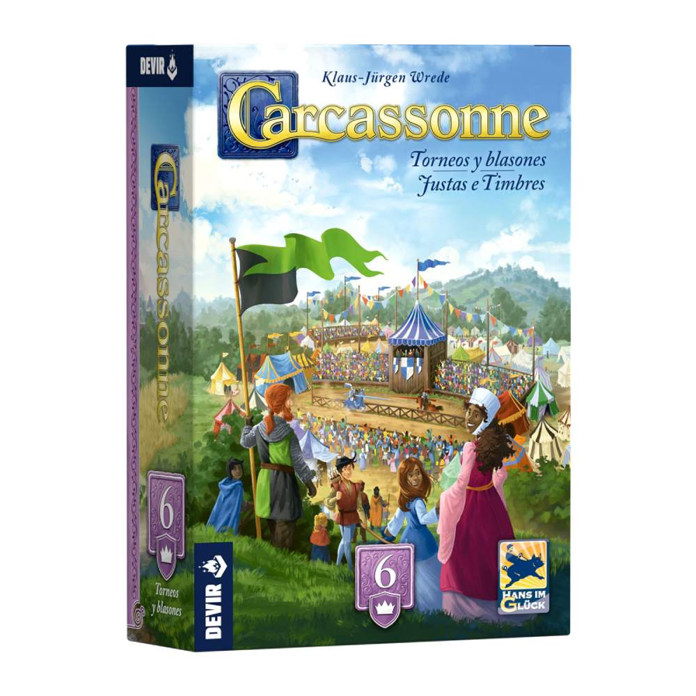[DEV-BGCARTBPS] Carcassonne exp 6 – Torneos y blasones