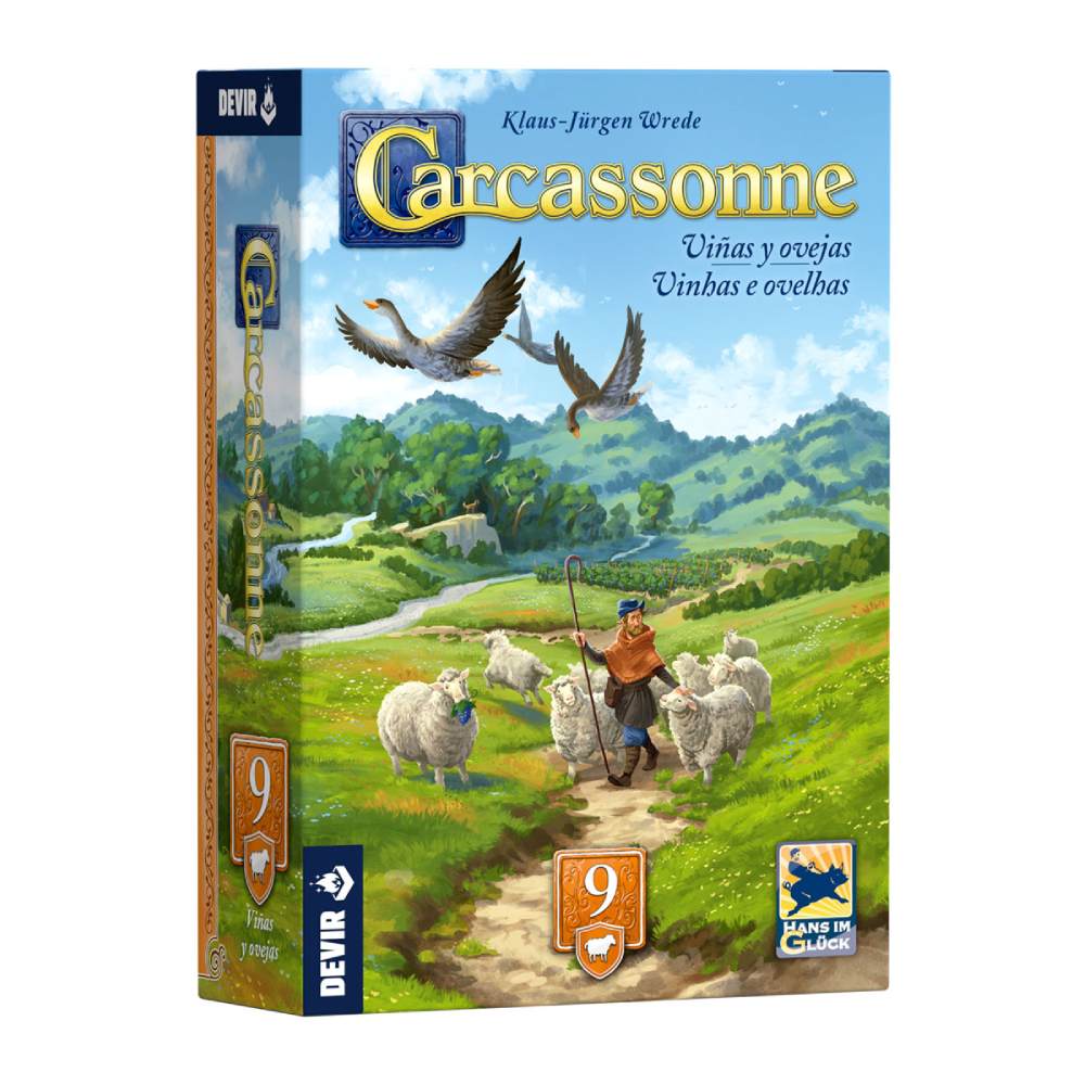 Carcassonne exp 9 – Viñas y ovejas