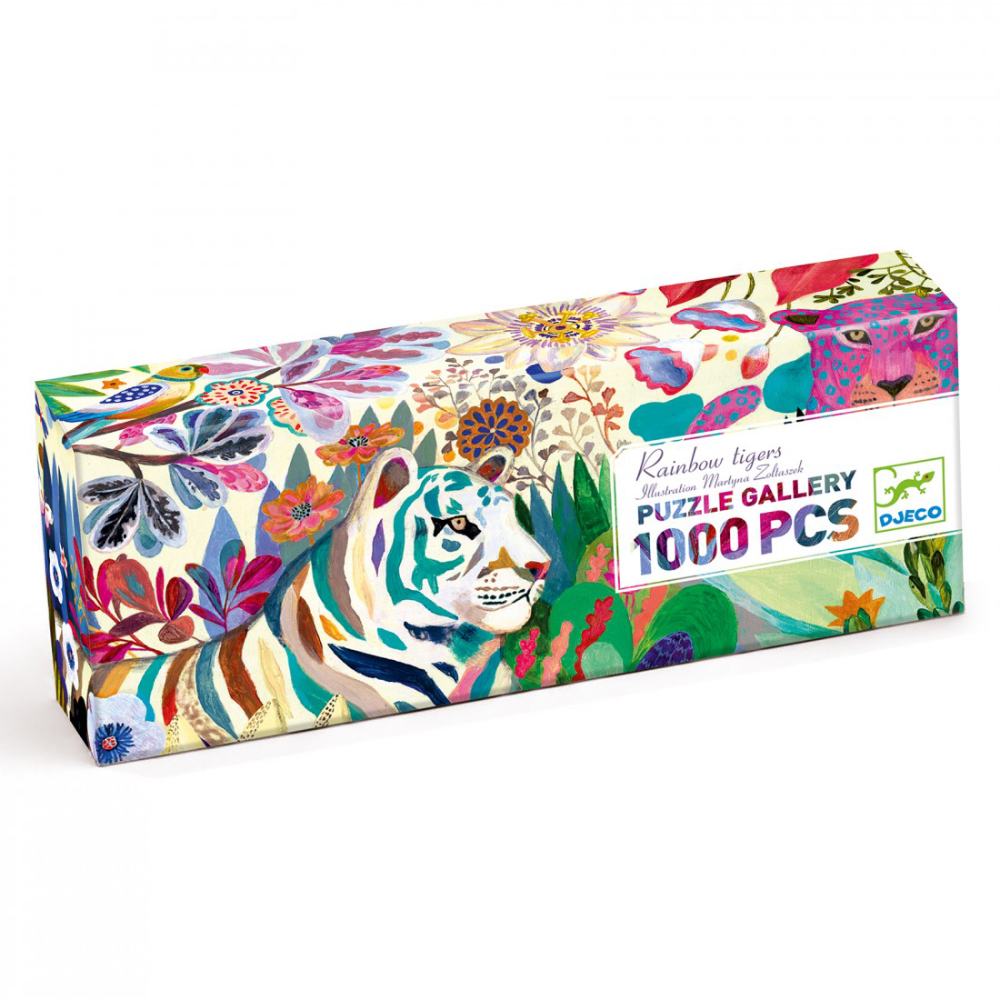 [TOP-37647] Puzle Gallery – Rainbow tigers