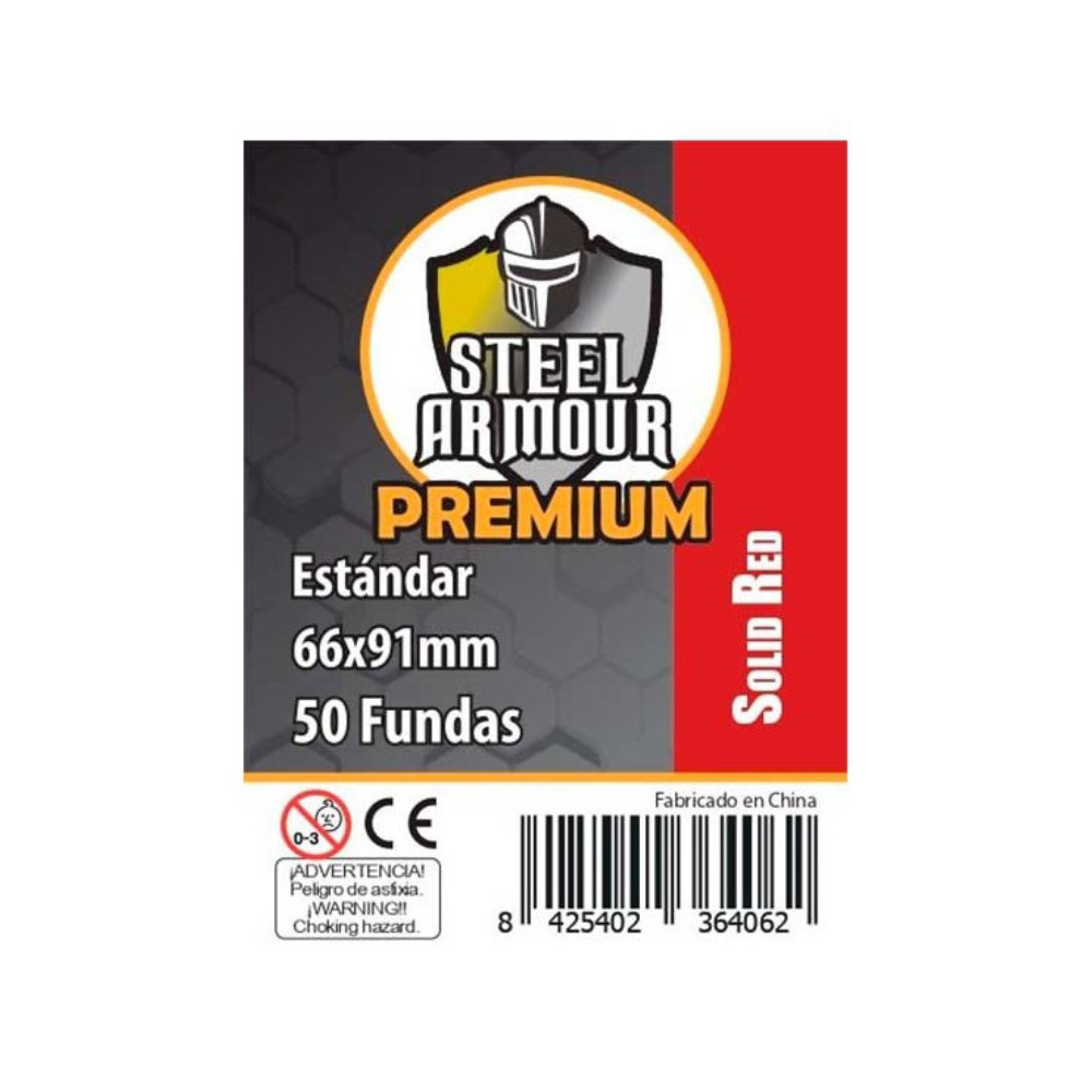[CON-46049] Fundes Steel Armour sòlid vermell 66×91