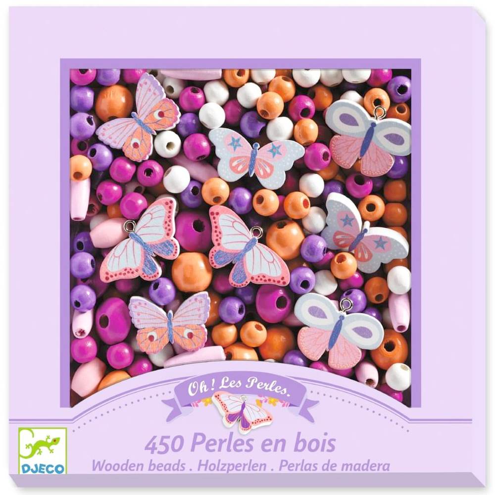 Perles de fusta – Papallones