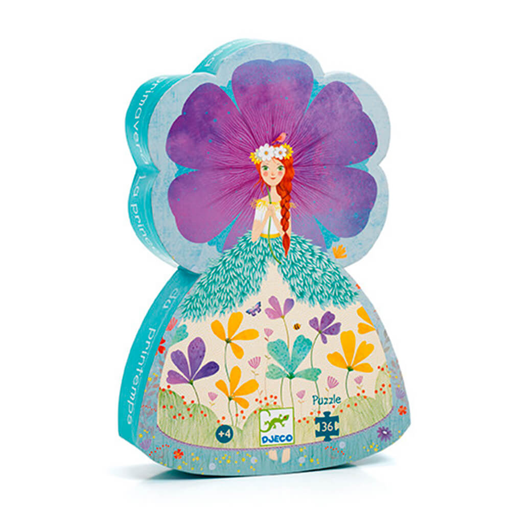 Puzle silueta La princesa de la primavera